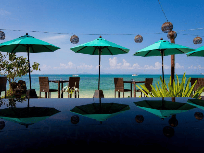 Pool im Hotel auf Koh Yao Yai Thailand