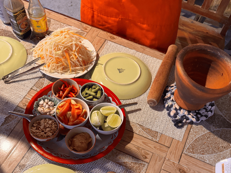 Essen während der Food Tour in Chiang Mai, Thailand
