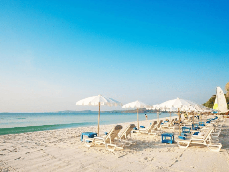 Hotelstrand auf Koh Samet, Thailand