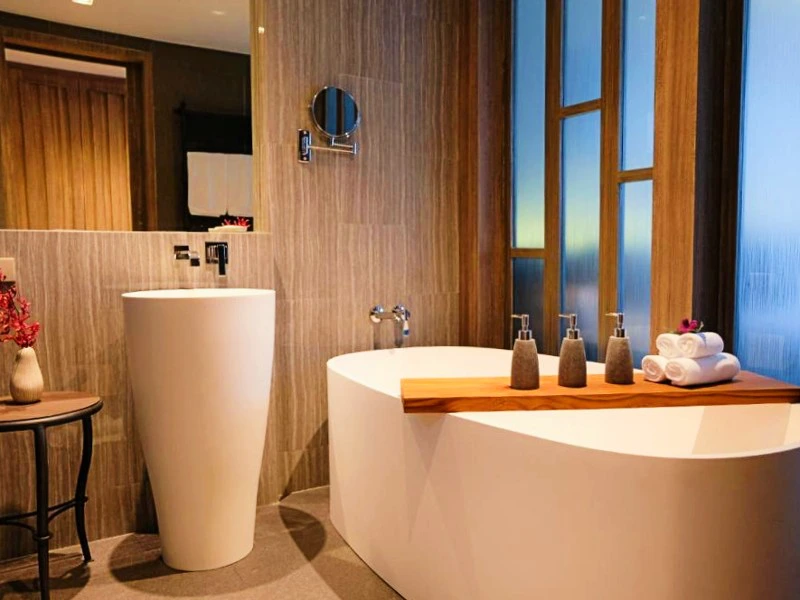 Badezimmer im Hotel auf Koh Samui