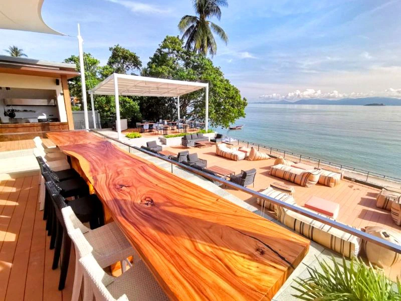 Terrasse im Freien auf Koh Samui