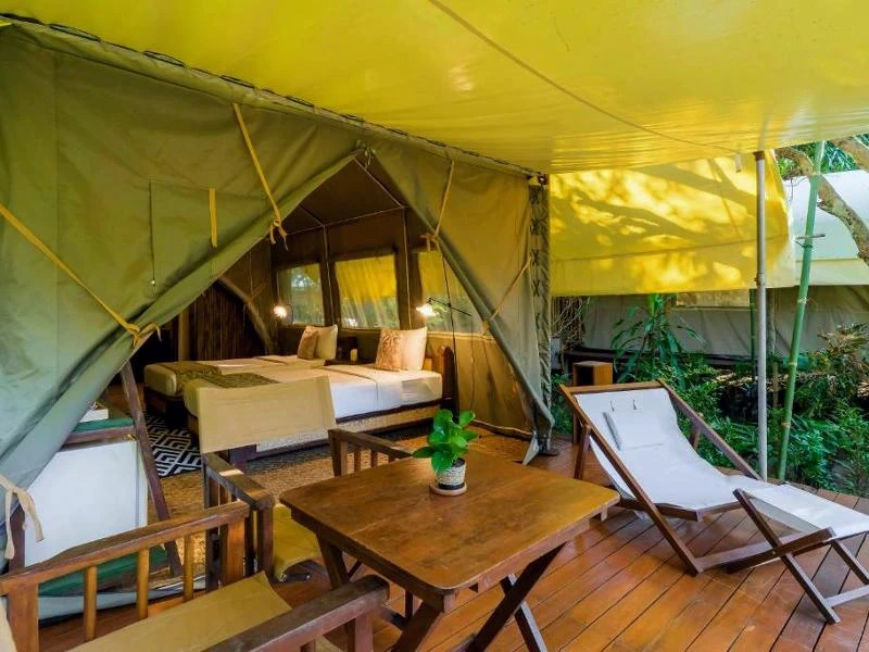 Safarizelt am River Kwai, Thailand