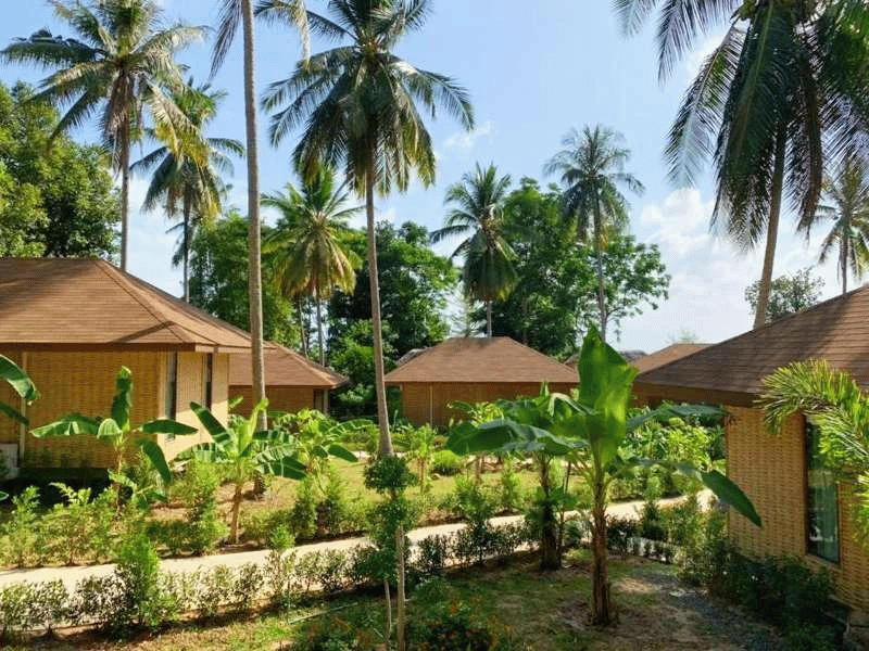 Gartenanlage auf Koh Yao Yai