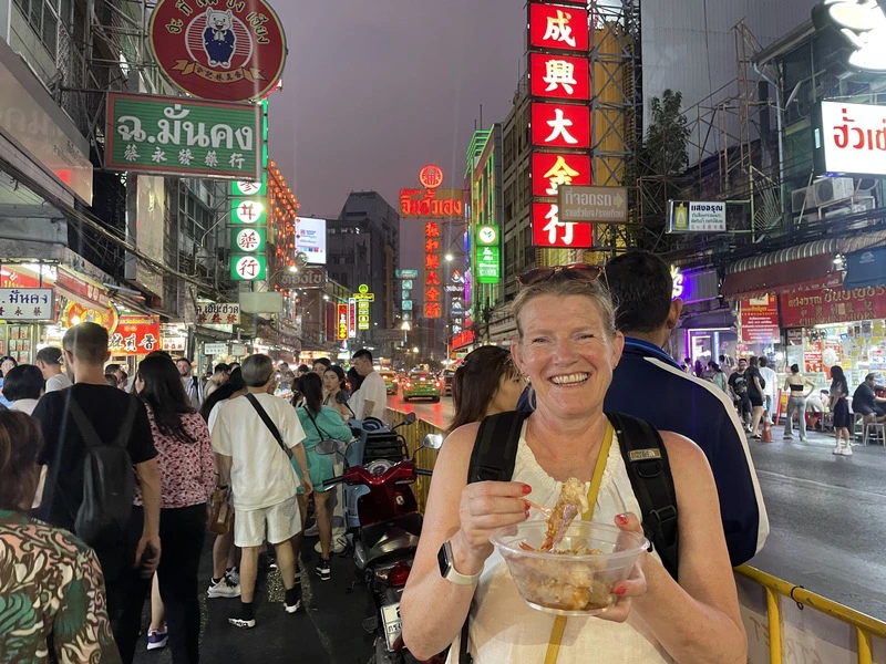 Reisende in Chinatown