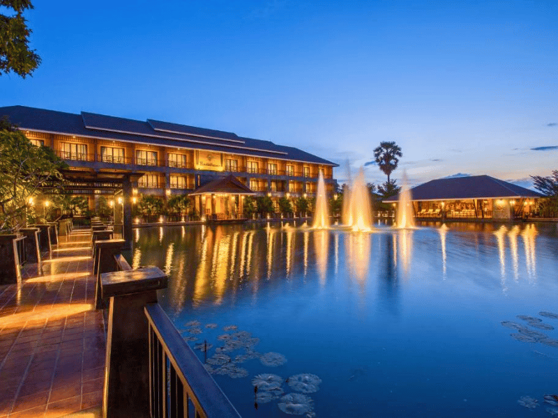 Komfortables Hotel im Isaan, Thailand