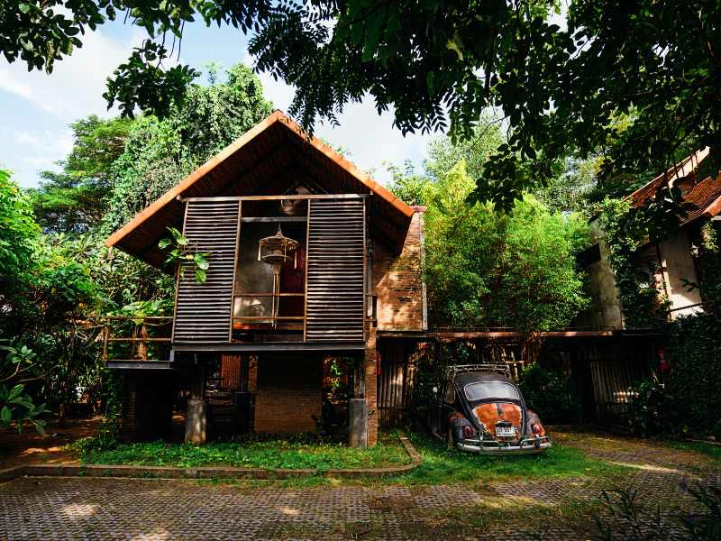 Bungalow im Gästehaus im Isaan in Thailand