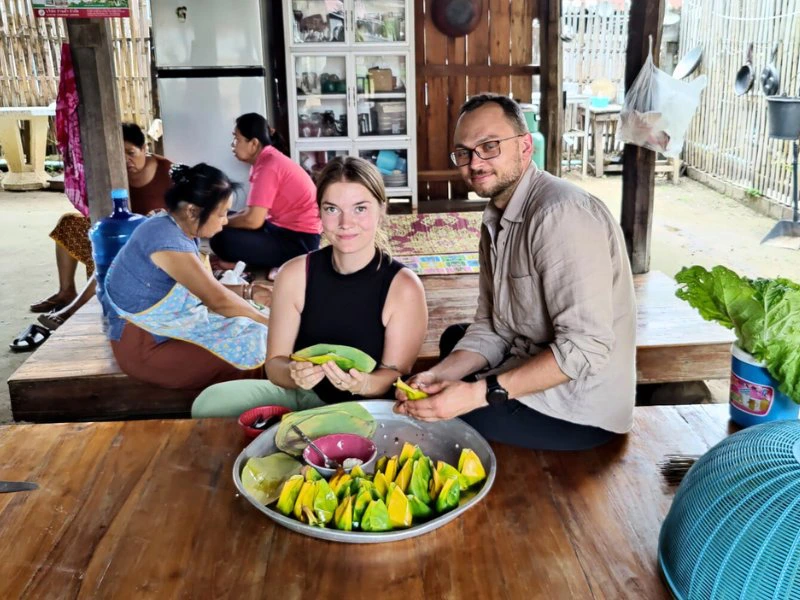 Besuch bei Einheimischen in Mae Cham, Thailand