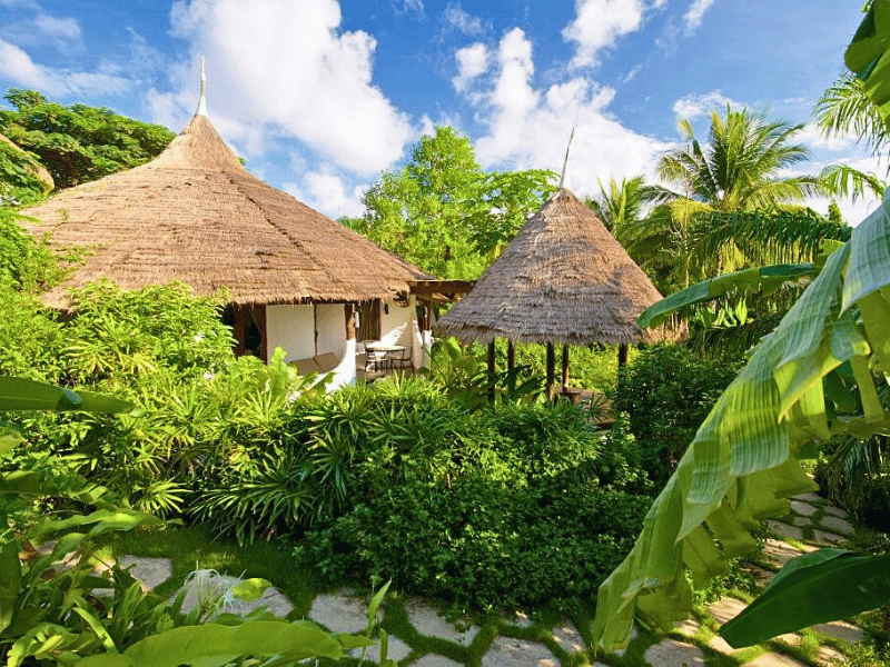 Bungalow im stilvollen Hotel auf Koh Tao, Thailand