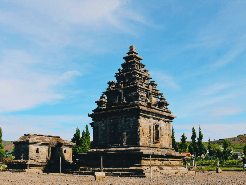 Tempel am Dieng Plateau auf Java
