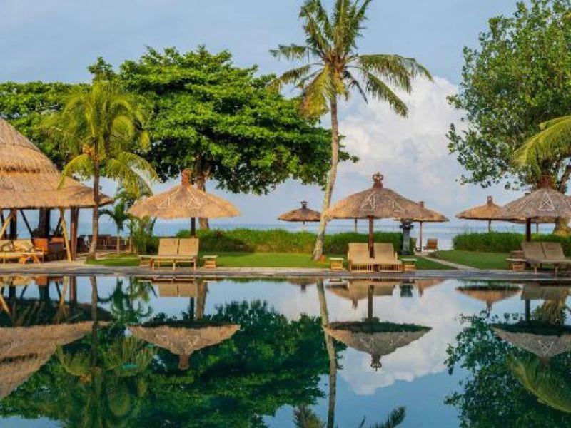 Hotelpool Jimbaran, Indonesien