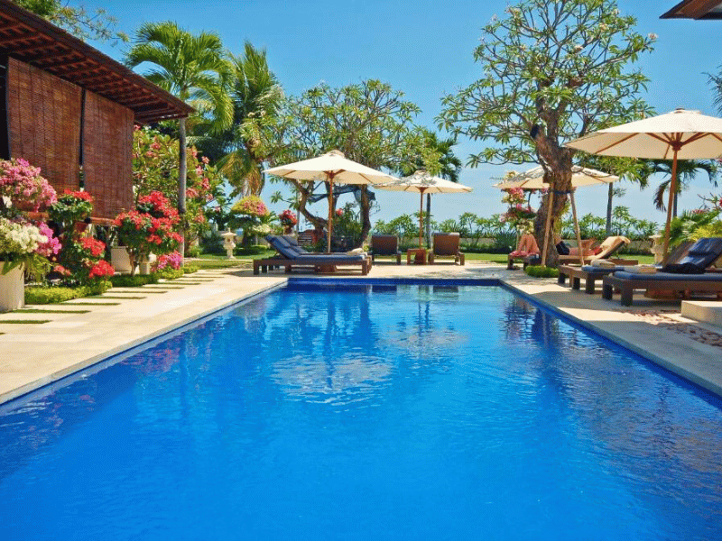 Hotelpool im Boutique Hotel in Lovina auf Bali