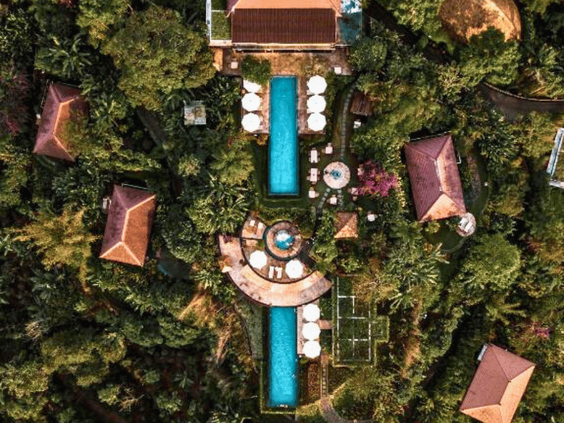 Hotelanlage in Munduk auf Bali