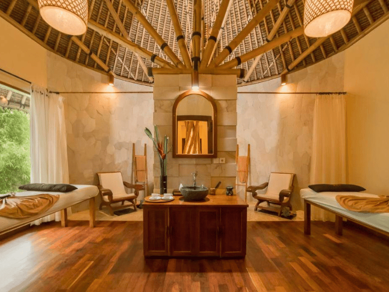 Hotelmassageraum in Munduk auf Bali