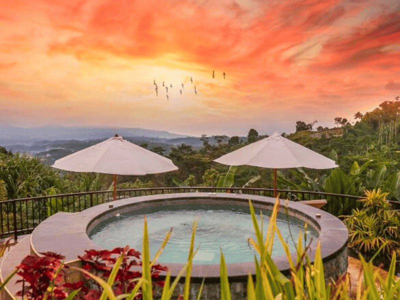 Whrilpool in Munduk auf Bali