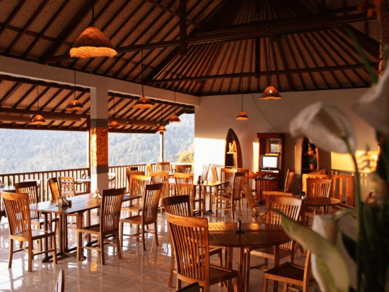 Hotelrestaurant in Munduk auf Bali