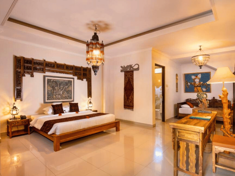Doppelzimmer in Ubud auf Bali