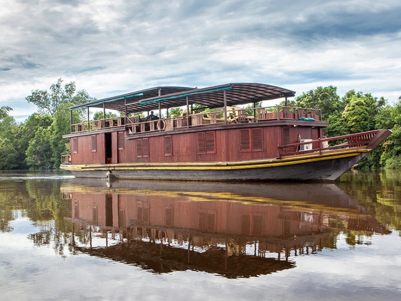 Flusskreuzfahrt Kalimantan in Indonesien
