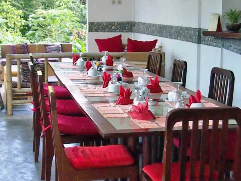 Restaurant einer Komfortoption bei Kelimutu