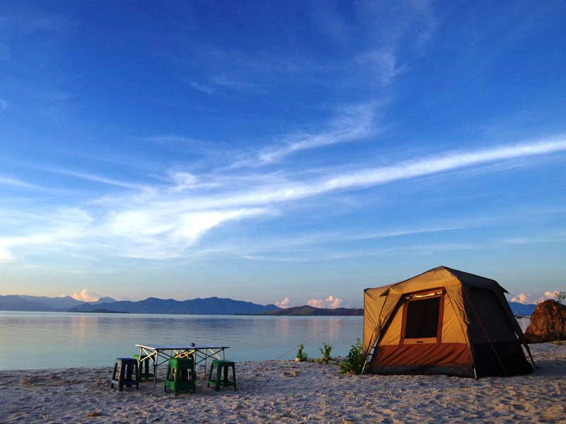 Safarizelt im Komodo Nationalpark