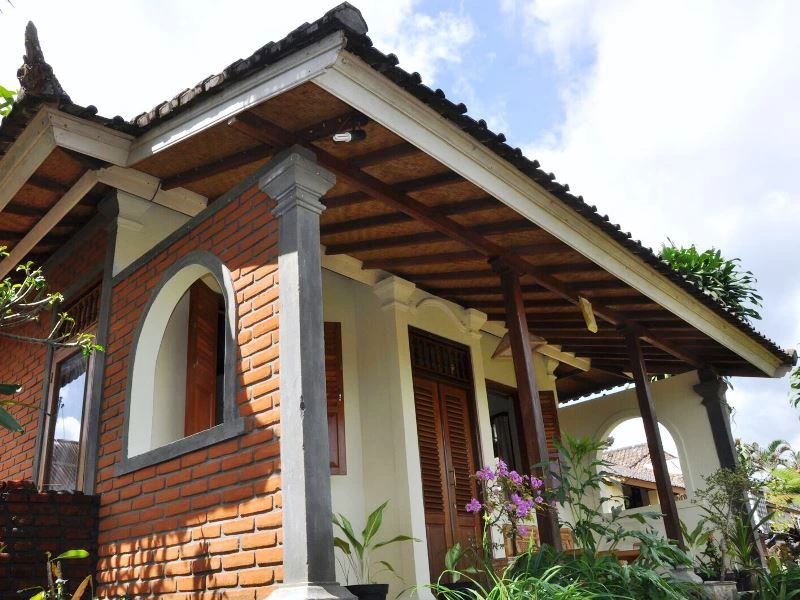 Veranda mit Blick ins Grüne
