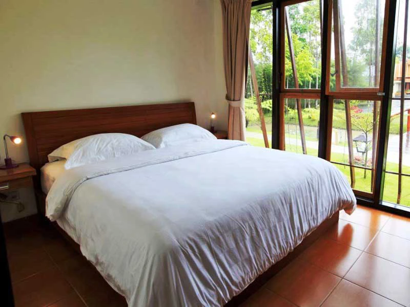 Eines der Zimmer in Ruteng