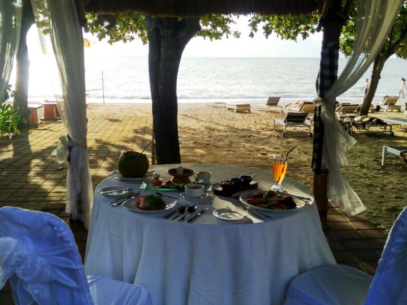 Romantische Stimmung am Strand