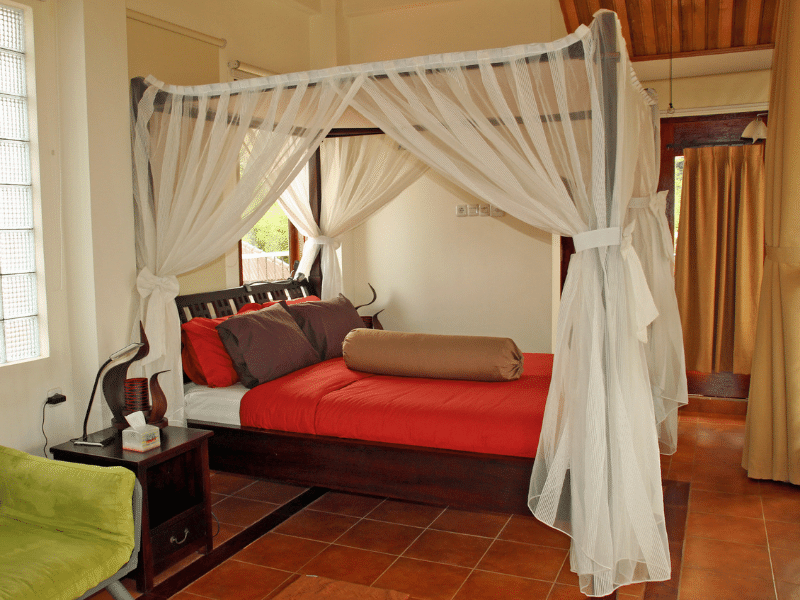 Doppelzimmer in Malino in Sulawesi in Indonesien