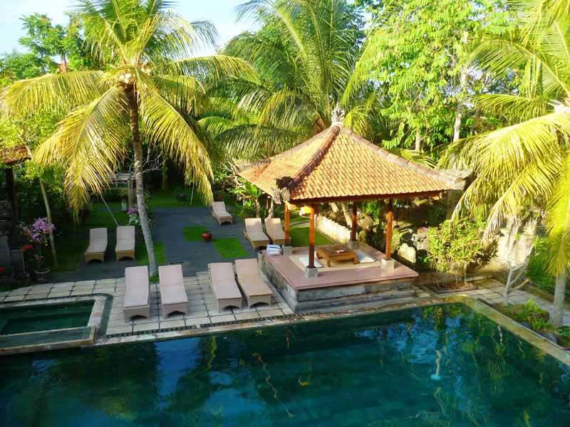 Kleine Abkühlung in Ubud.