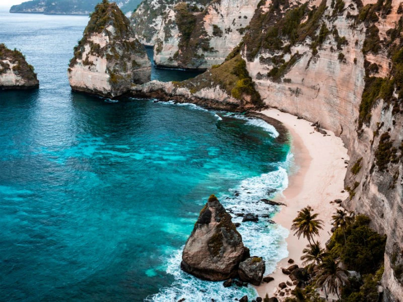 Diamond Beach bei Nusa Penida auf Bali
