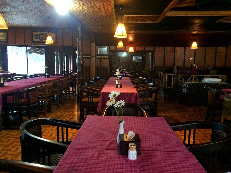 Hotelrestaurant beim Bromo Vulkan auf Java