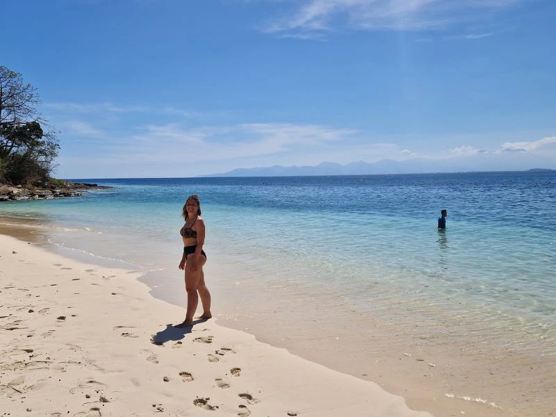 Strand auf den Gili Inseln, Indonesien