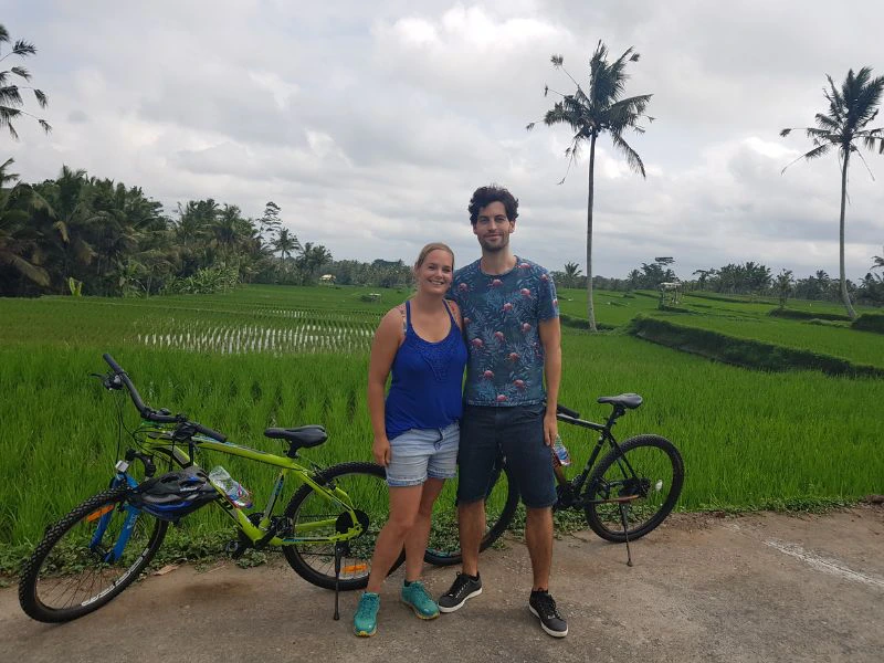 Fahrradtour in der Umgebung von Ubud, Indonesien
