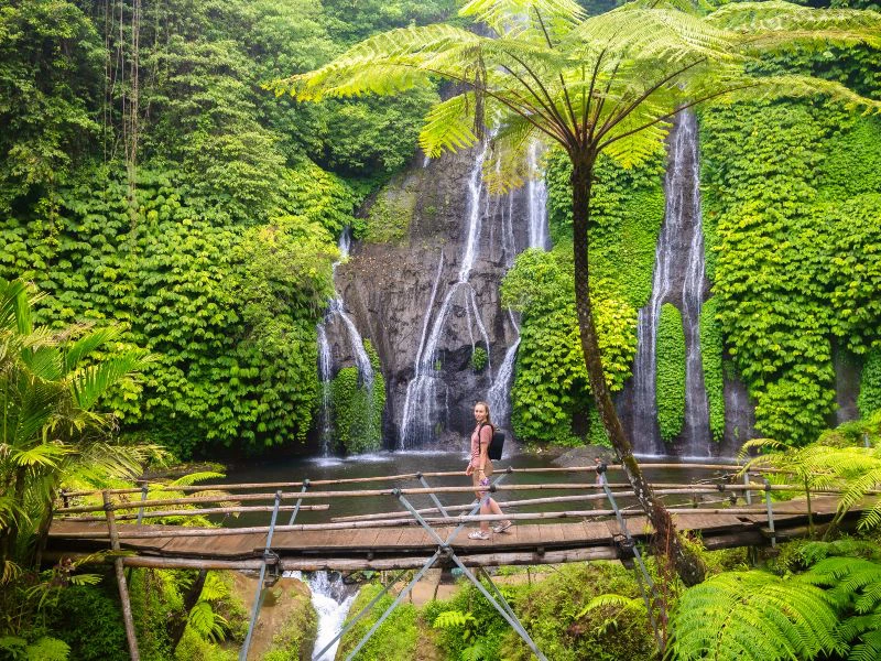 Wasserfall bei Munduk Bali