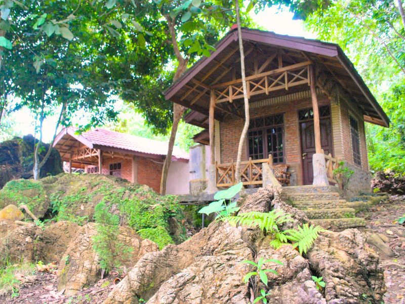 Chalets in Tangkahan auf Sumatra