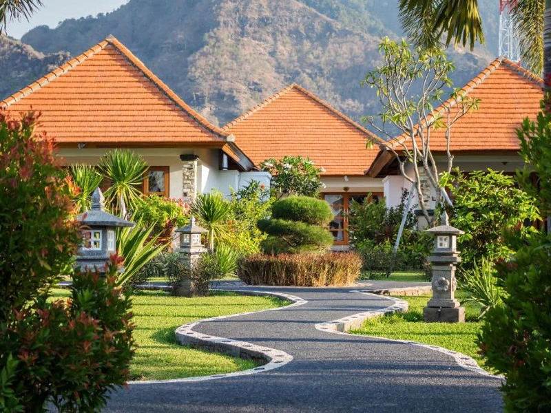Hotelanlage in Pemuteran auf Bali
