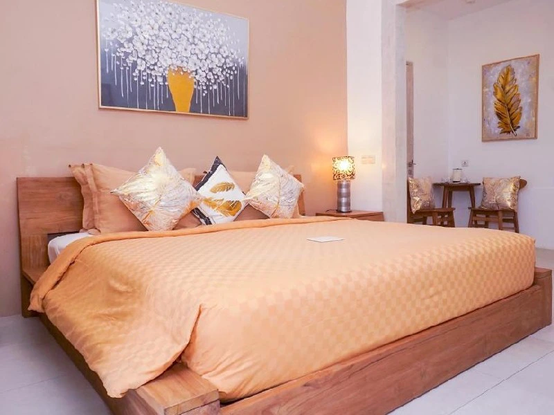 Komfortables Hotelzimmer auf Gili, Indonesien