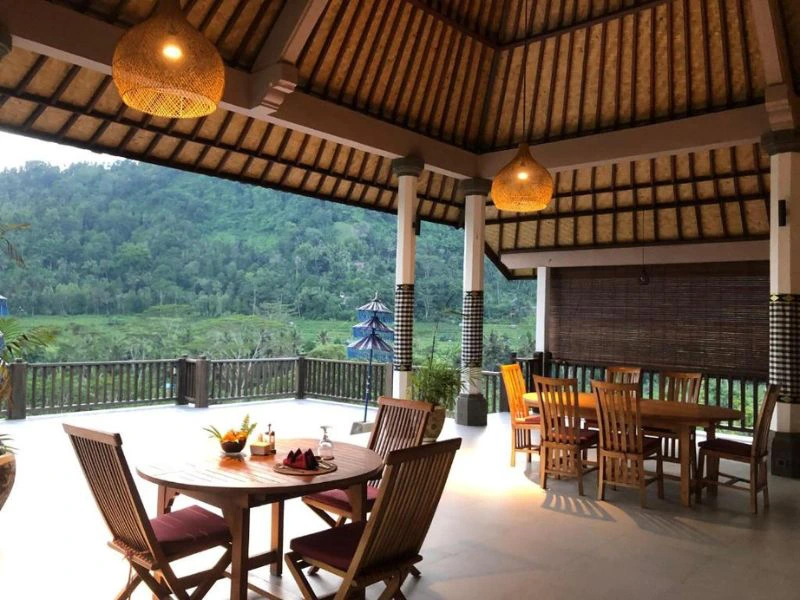 Restaurant in Sidemen auf Bali