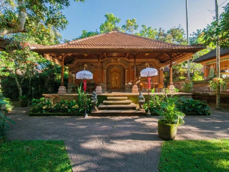 Hotel in Ubud von Außen