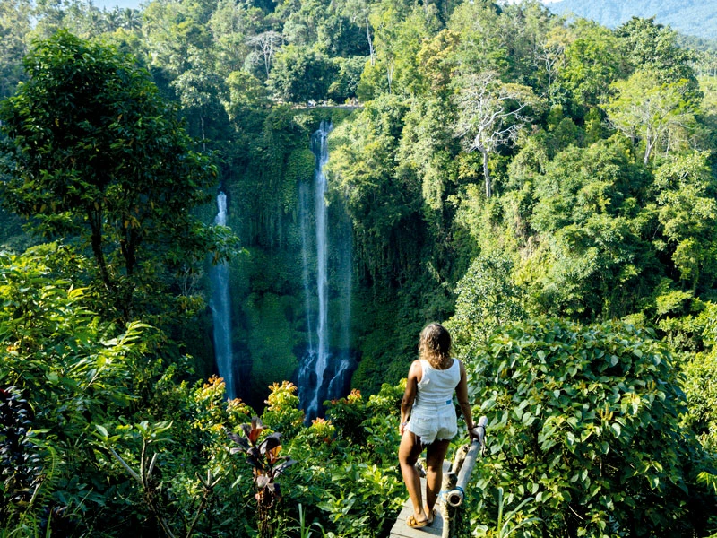 Wasserfall auf Bali