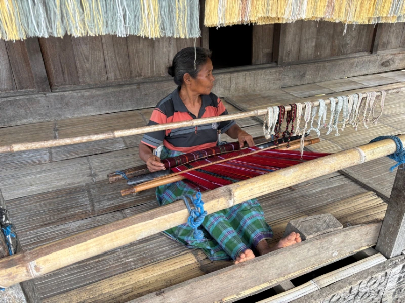 Traditionelles Dorf auf Flores