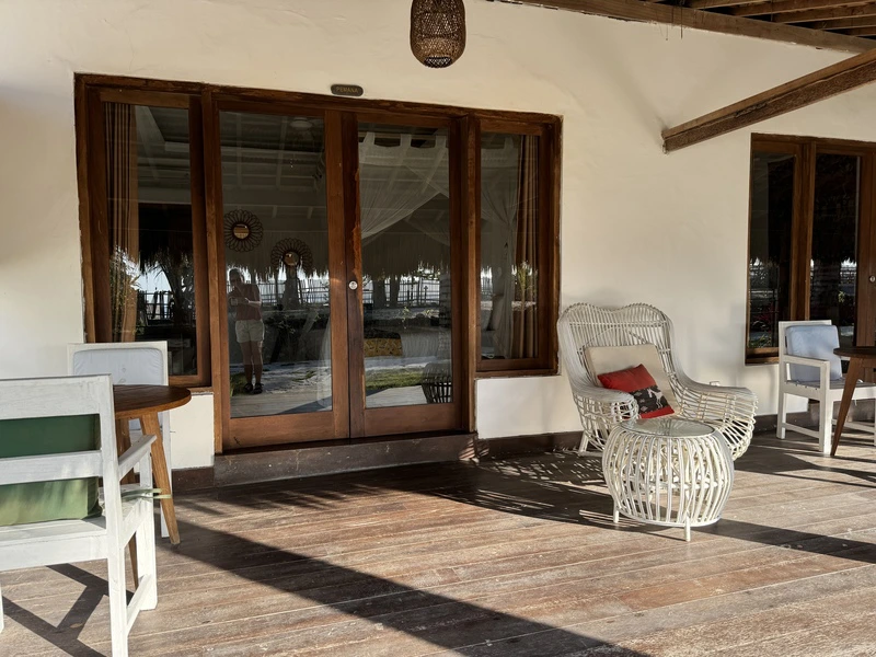 Bungalow im Hotel im Südwesten Sumbas, Indonesien