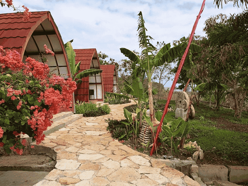 Hotel im Nordwesten von Sumba, Indonesien