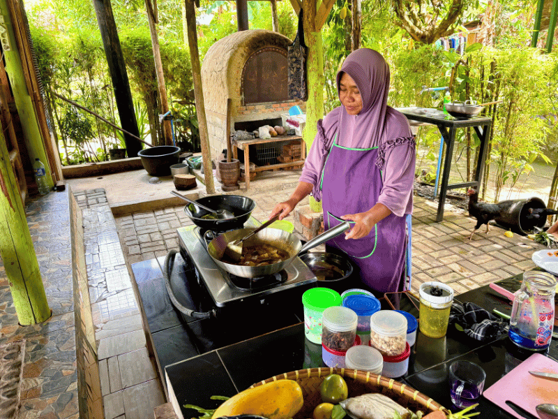 Kochkurs in Bukit Lawang in Indonesien