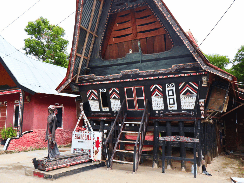 Haus am Toba Lake in Indonesien