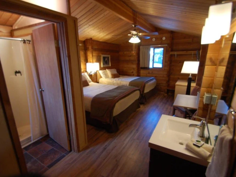 Blick in eine Cabin am Denali Nationalpark