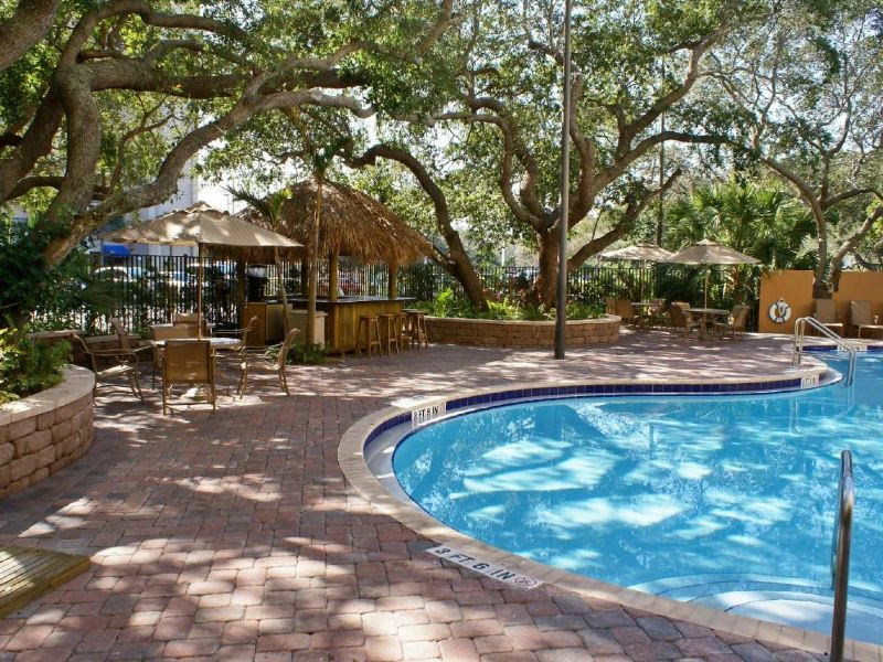 Pool vom Hotel beim Cocoa Beach