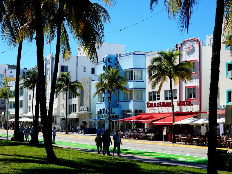 Boulevard in Miami