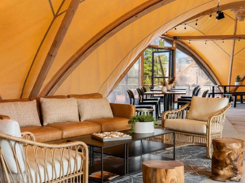 Lobbyansicht vom Glamping, Bryce Canyon