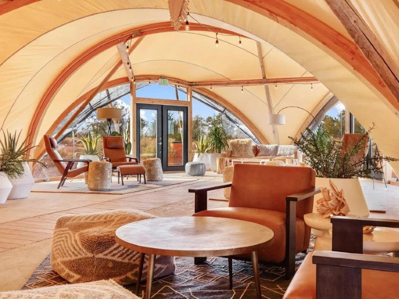 Blick auf die Lobby, Glamping Grand Canyon