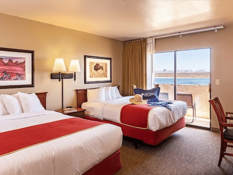 Hotelzimmer am Lake Powell